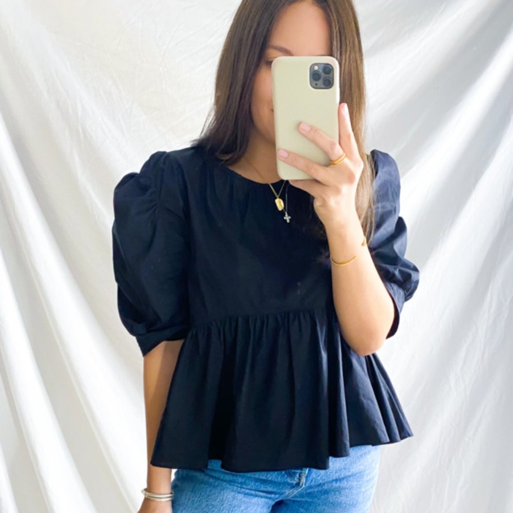 Astoria Blouse in Black